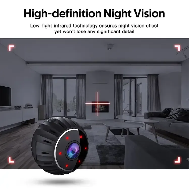 Mini Hidden Spy Nanny Camera Wireless Nanny Cam WiFi Home Security HD 1080P DVR