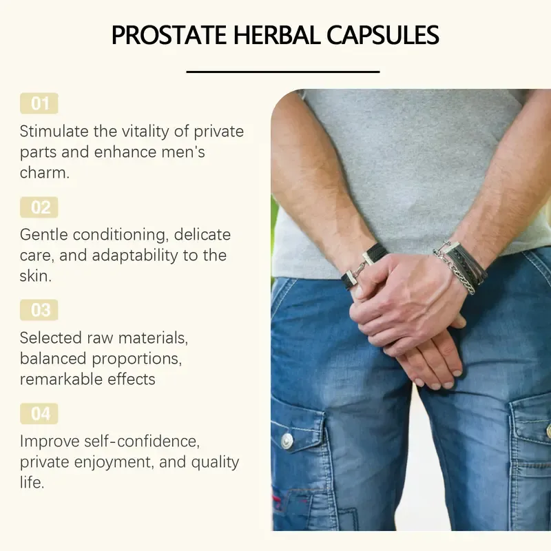 Dude, Your Prostate & Vibe Need This: All-Natural Herb Capsules for That Manly Glow