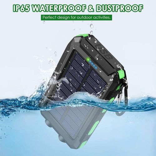📢🔥Hot Sale🔥Waterproof Solar Power Bank（Orange）