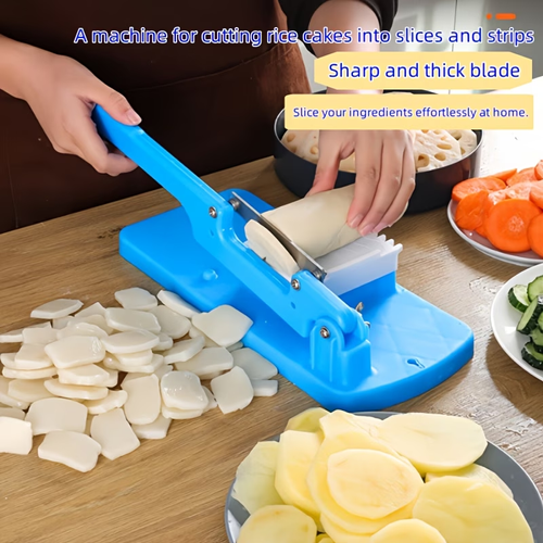 1pc Multi-Functional Food Slicer - Easy Assembly, Detachable for Frozen Meat, Potatoes, Bananas