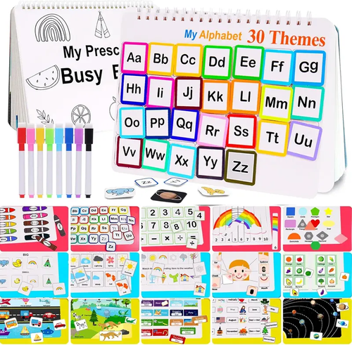 Exclusive Offer💥 Kids Multi-Functional Learning Book📚—30 themes make early education fun✨