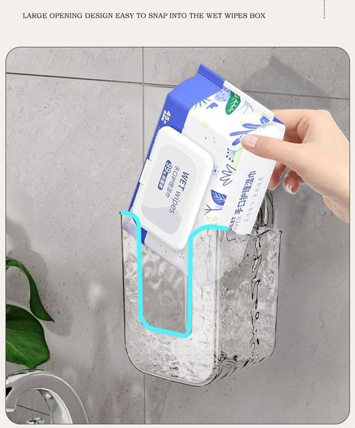 🔥Multifunctional anti-glue glacier pattern tissue box（WHITE）