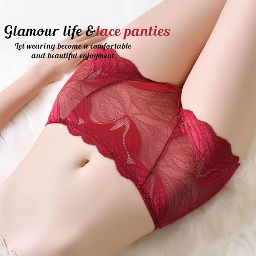 LADIES Nylon LACE HANDMADE UNDERWEAR 2PCS