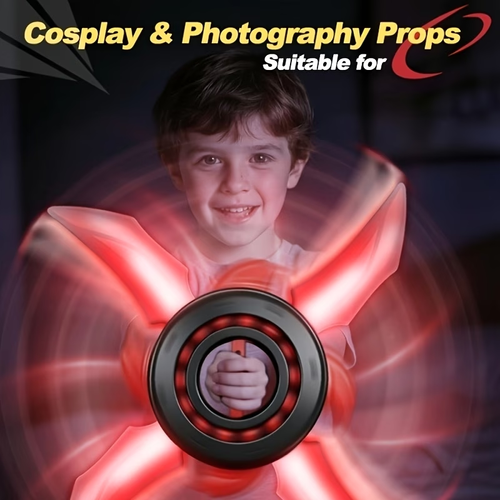 Colorful Spinning Light-Up Toy Sword | Cool Photo Prop