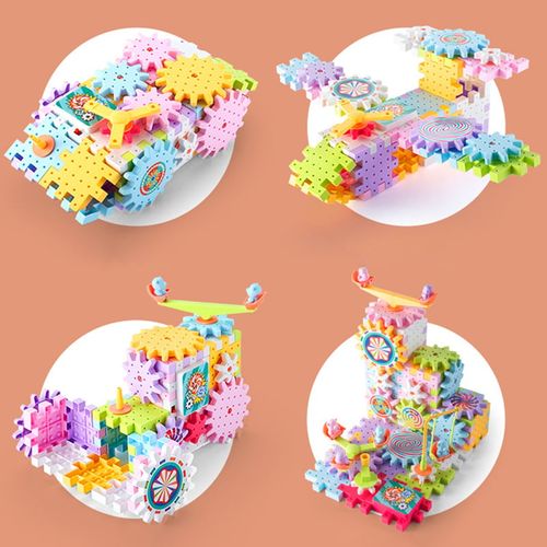 Children's Assembled Electric Gear Building Blocks