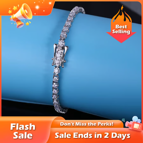 🏆Flash Sale⚡ Almost Gone-💥Sparkling Moissanite Bracelet