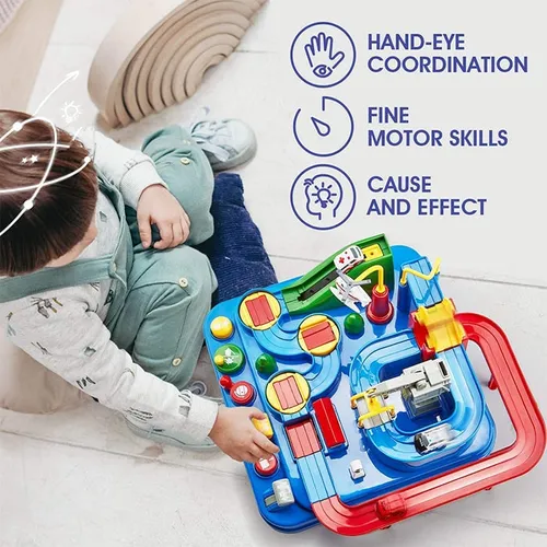 New Race Tracks For Boys Car Adventure Toys,City Rescue Preschool Educational Toy Vehicle