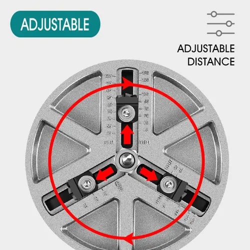 Wood Plasterboard Plastic Aluminum Board 45mm-130mm Woodworking Hole Opener Cutting Tools Adjustable Hole Saw Diameter