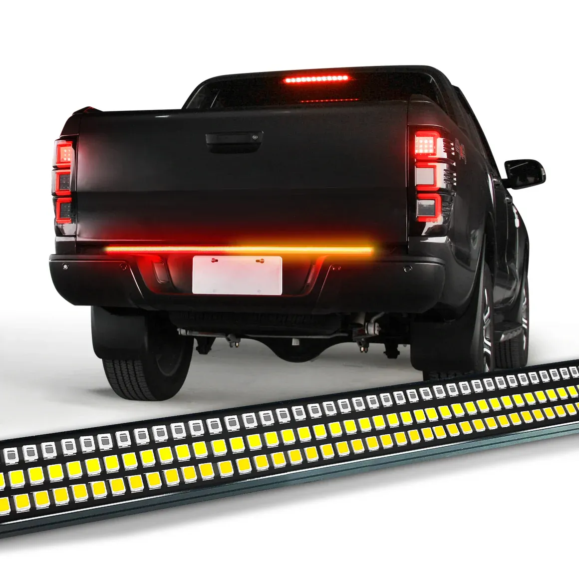 Triple row LED tailgate light