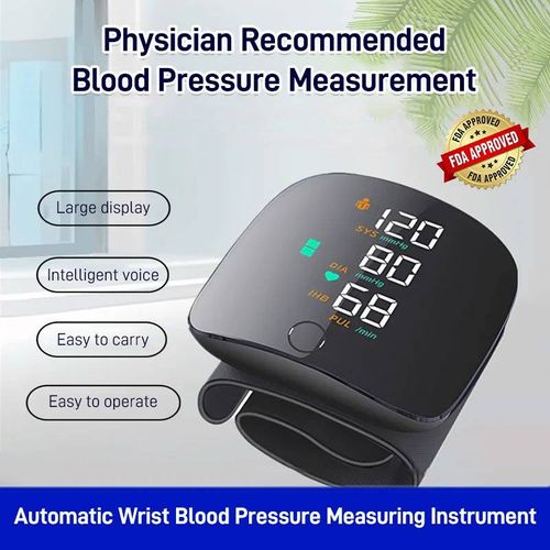 Automatic wrist blood pressure monitor