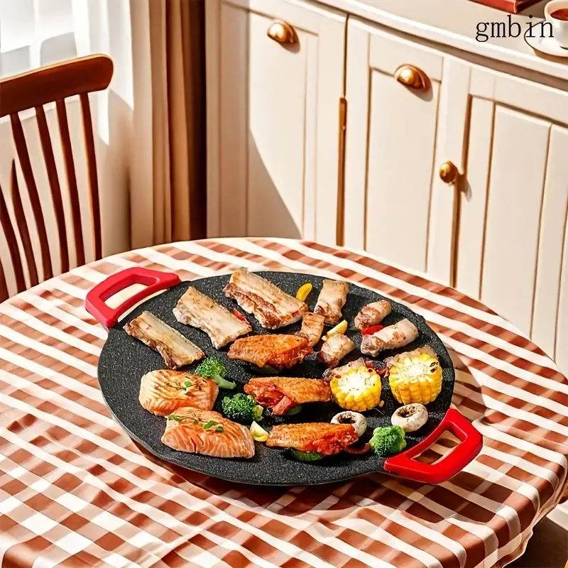 🔥Multi-functional Medical Stone Electric Baking Pan Non-stick Pan