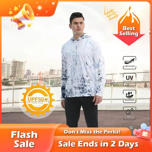🔥UPF 50+ Hooded Sun Protection Fishing Sauna Shirts