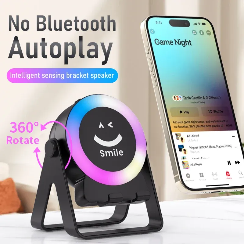 🎁4 IN 1 Wireless Induction Audio Bluetooth Speaker