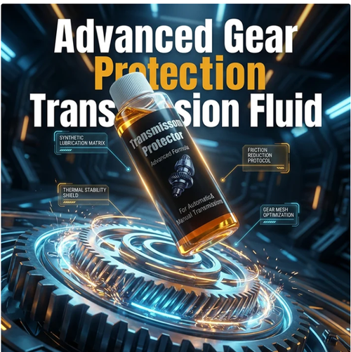 Transmission Protector Additive - Stop Slip, Shudder & Hard Shifting - Smooth Gear Changes, Reduce Friction, Noise & Wear - Simple Pour and Go Automatic & Manual Transmission Fluid Treatment - Extend Gearbox Life - Easy DIY Car Maintenance for Any Driver