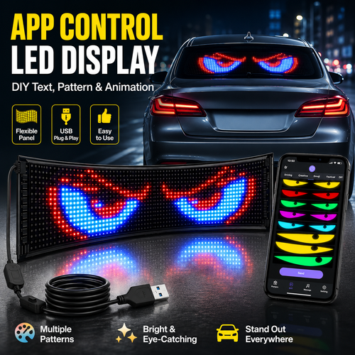 🔥HOT SALE🔥 COD！Automotive LED Digital Displayr 🎉🛍️💥Flexible LED Digital Display🥳✨