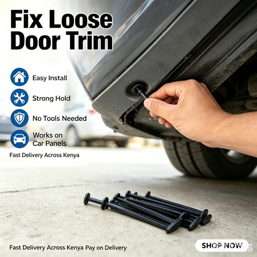 Nylon Cable Tie Buckles 100pcs Pack  — Fix Loose Panels Easily — Works on Cars, Scooters, Bikes & Home Decor
