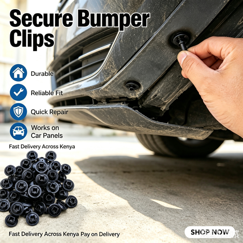 Nylon Cable Tie Buckles 100pcs Pack  — Fix Loose Panels Easily — Works on Cars, Scooters, Bikes & Home Decor