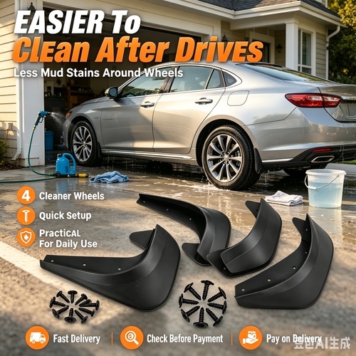 Universal Car Mudguards | Shield Your Car from Mud, Water and Gravel Splashes