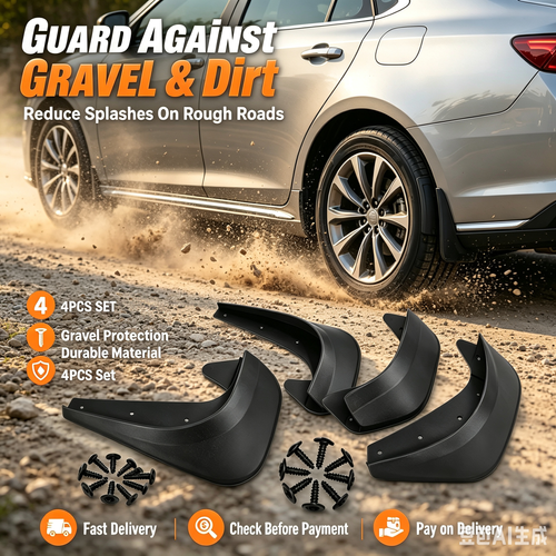 Universal Car Mudguards | Shield Your Car from Mud, Water and Gravel Splashes