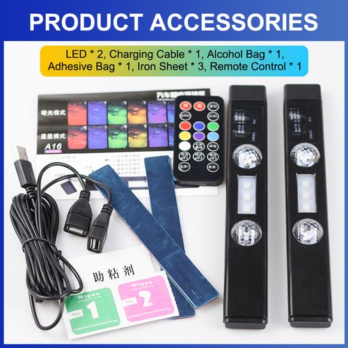 🔥HOT SALE🔥 COD！Car LED Ambient Lights — USB Multi-Color Interior Lights for Decoration and AtmosphereNairobi stock ships within 48H, delivered within 3days