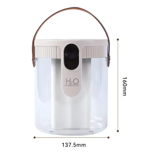 USB powered mini desktop humidifier, quiet office humidifier with anti-dry burning function, portable nano-mist air humidifier for home and small room humidifier.