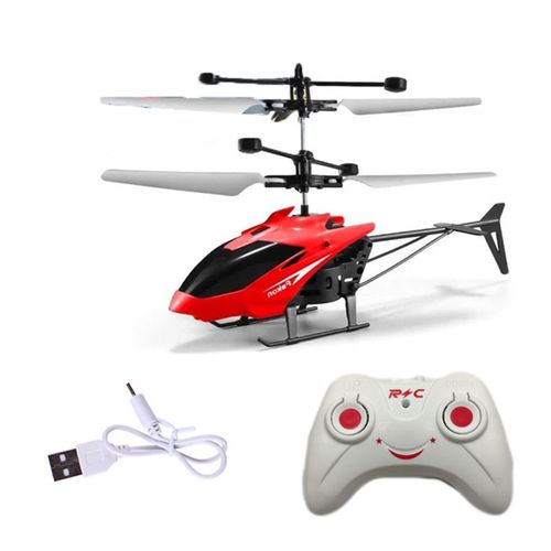 Mini Rechargeable RC Drone Fall-Resistant Remote Control Helicopter for Children for Outdoor Play Beginner Plastic Electric
