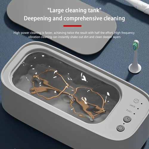 Ultrasonic cleaning machine contact lens cleaning box household timer jewelry watch toothbrush high frequency vibration