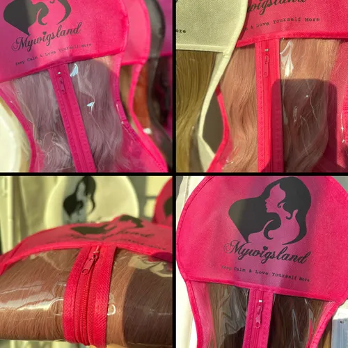 🔥Buy 1 get 2 free🔥New Design Hourglass-Shaped Wig Storage Bag with Hanger👨‍👩‍👧‍👦