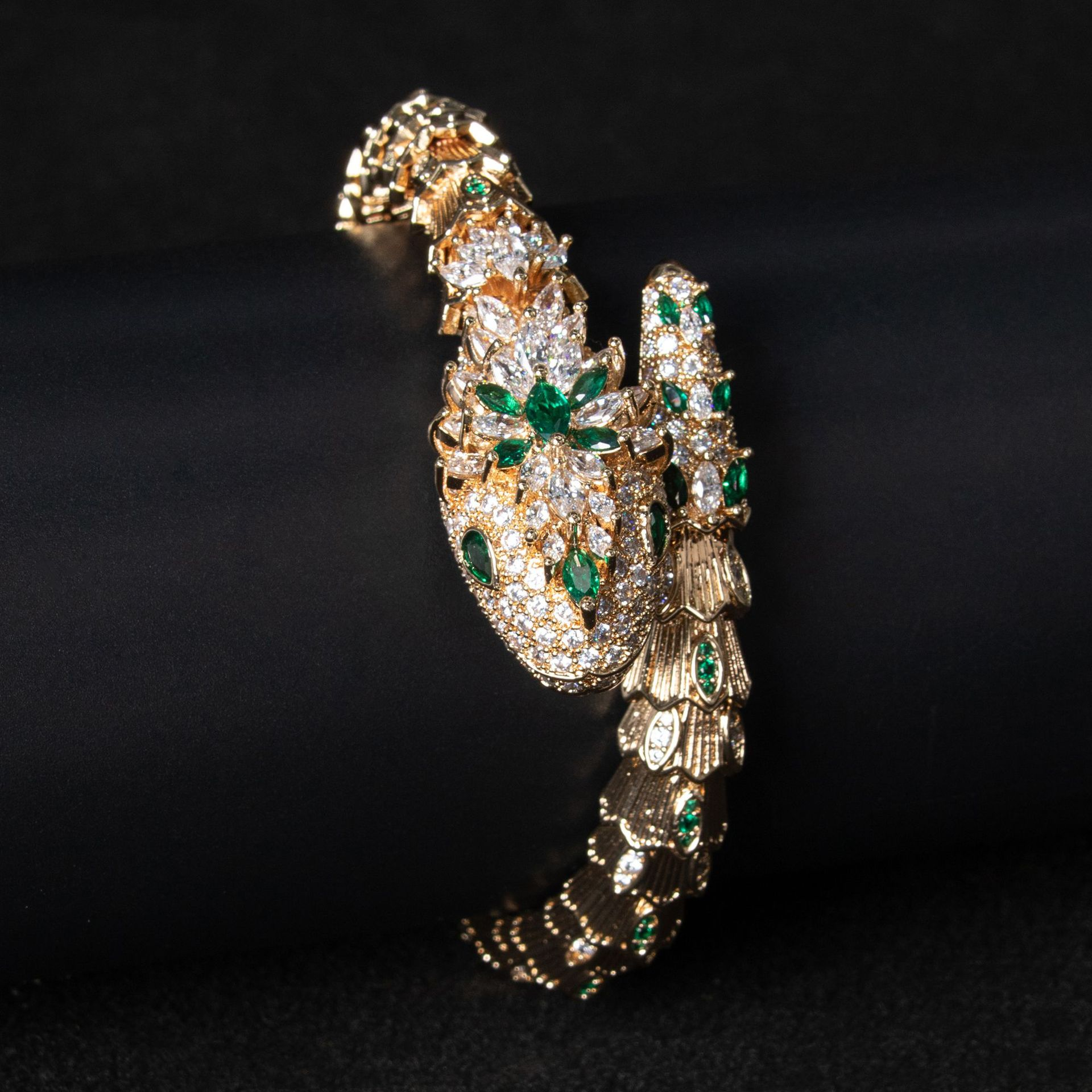 Serpentine diamond Bracelet