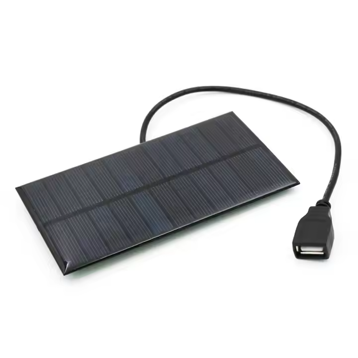 5V 1.65W 300mA 6v6wdc with USB female port 5.5V charging solar panel