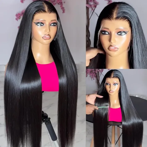 28 inch 13x6 HD Full Lace Front Wig Straight Human Hair