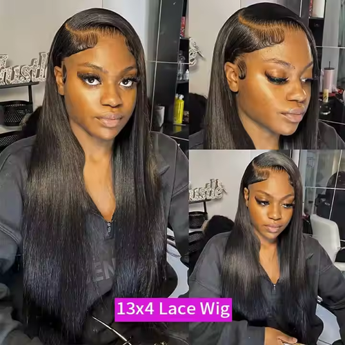 28 inch 13x6 HD Full Lace Front Wig Straight Human Hair