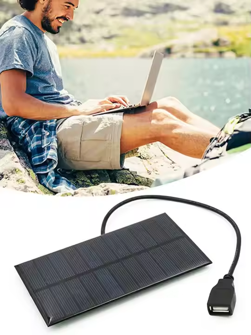 5V 1.65W 300mA 6v6wdc with USB female port 5.5V charging solar panel