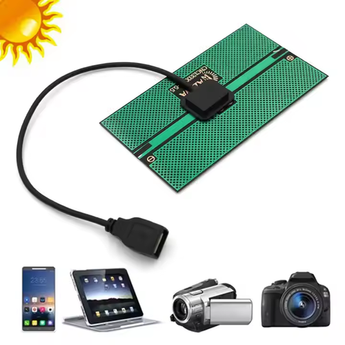 5V 1.65W 300mA 6v6wdc with USB female port 5.5V charging solar panel