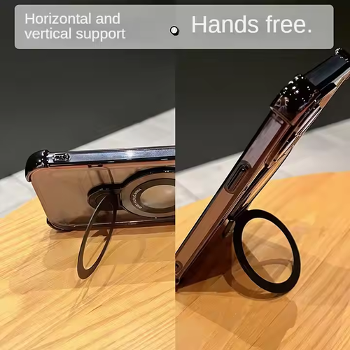 Airbag Anti-fall iPhone Case with Invisible Ring Stand