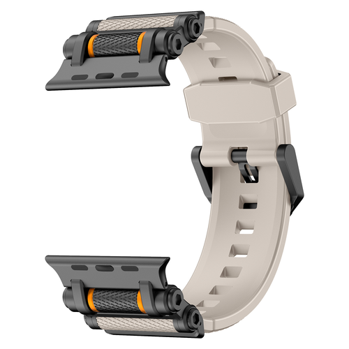 Apple Watch Band Rotating Retractable Metal Connector Silicone Watch Band