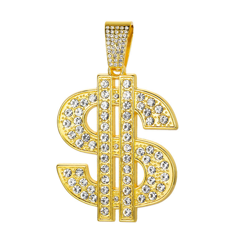 Fashion Cuban Necklace Jewelry Men Hipster Hip Hop Accessories Classic Dollar Pendant