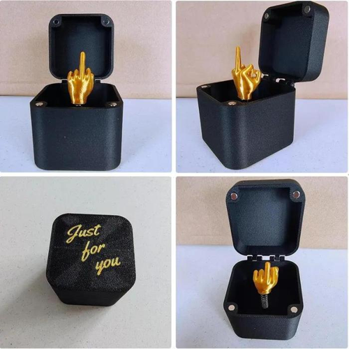 Middle finger in A Box,Middle Finger Surprise Gift Box,Just for You Middle Finger,Middle Finger Surprise Gif Box for Adults,christmas Gifts