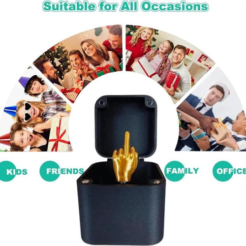 Middle finger in A Box,Middle Finger Surprise Gift Box,Just for You Middle Finger,Middle Finger Surprise Gif Box for Adults,christmas Gifts