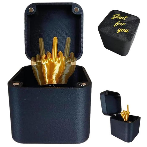 Middle finger in A Box,Middle Finger Surprise Gift Box,Just for You Middle Finger,Middle Finger Surprise Gif Box for Adults,christmas Gifts