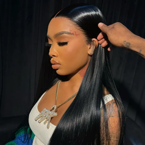 28 inch 13x6 HD Full Lace Front Wig Straight Human Hair