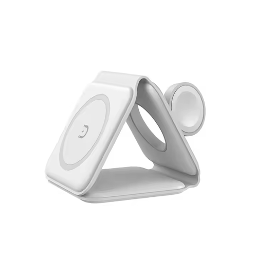 3in1magnetic wireless charger stand foldable 15w fast charging station portable wireless charger for airpods