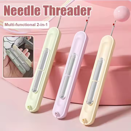 Eptchn 2-in-1 Needle Threader & Seam Ripper Tool