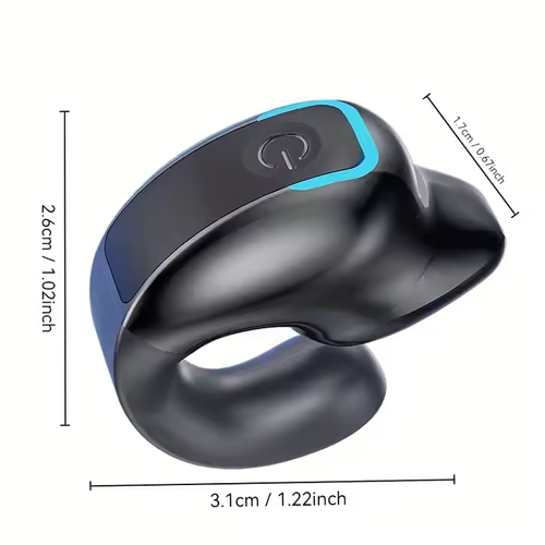 Fifth generation 360-degree full view sound open clip-on headphones, long battery life wireless mini earbuds, Bluetooth