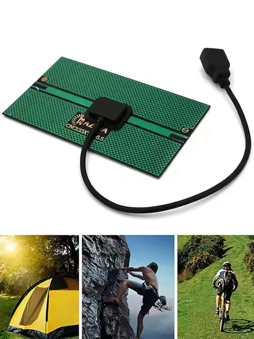 5V 1.65W 300mA 6v6wdc with USB female port 5.5V charging solar panel