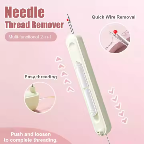 Eptchn 2-in-1 Needle Threader & Seam Ripper Tool