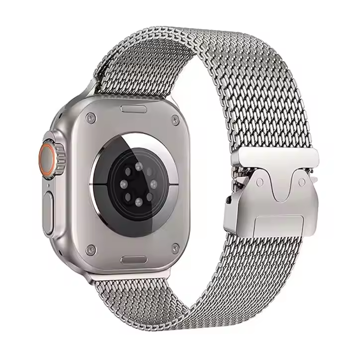 Milanese Loop Apple Watch Stap (42 44 SE 45 46 49mm)