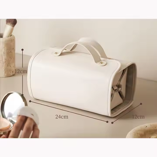 New design foldable cosmetic bag detachable portable large capacity travel portable storage waterproof storage bag