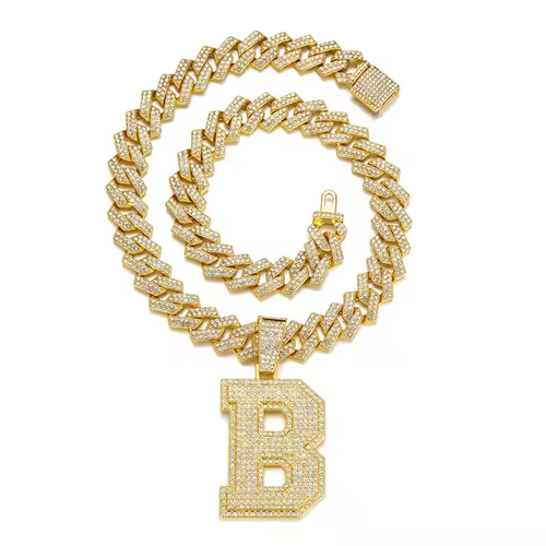 African style is all in the letter necklace