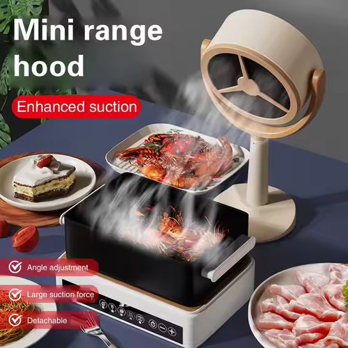 Make the kitchen fresher! Desktop range hood, you deserve it